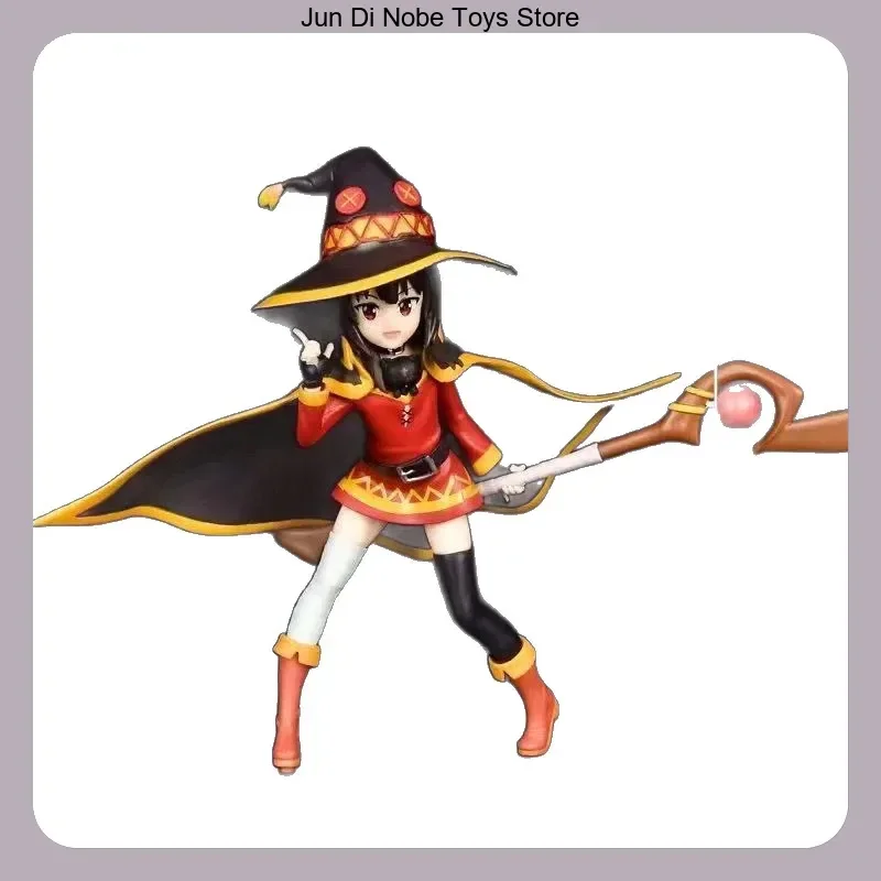 

19cm KonoSuba Megumin Standing Pose Anime Figure Collectible Desktop Decoration Gift for Fans