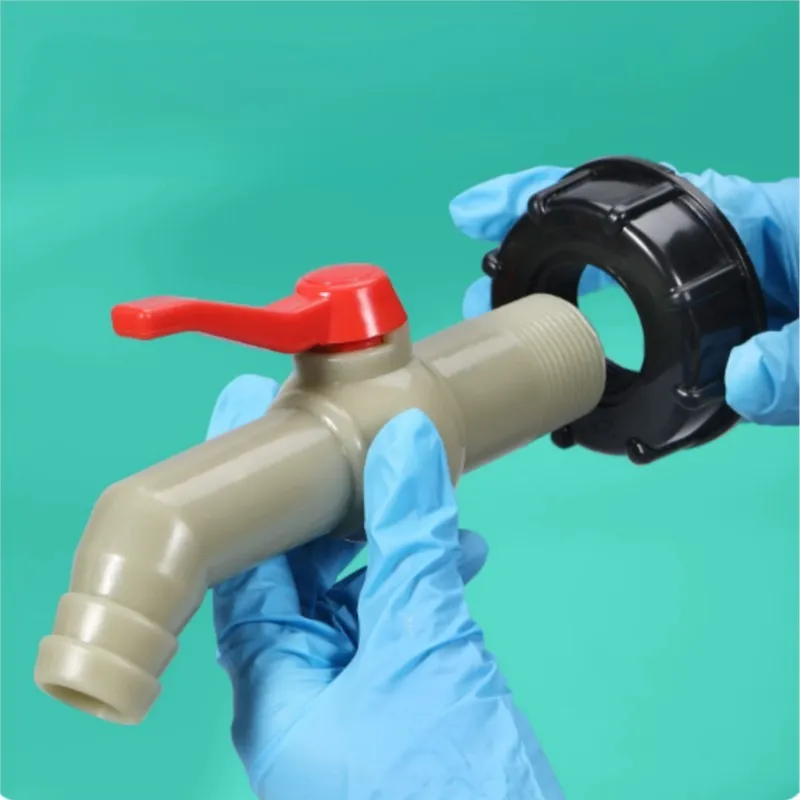 1 Inch 6 Minute 4 Minute Ball Valve IBC Ton Bucket Valve Accessories Adapter Extended Faucet Variable Diameter Ball Valve