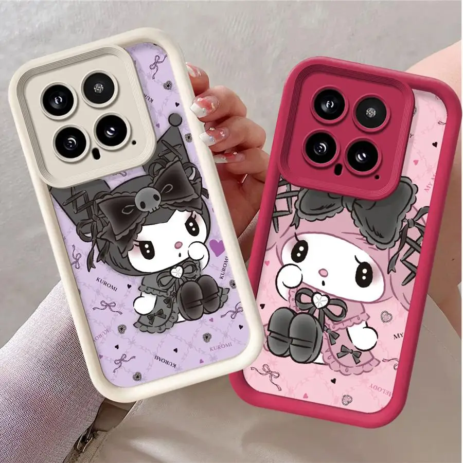 Case for Xiaomi Redmi Note 11 10 13 Pro Plus 9S 12 12S 9 12C 10C 11 Lite Poco X3 NFC Silicone Phone Cover Cute Melody And Kuromi