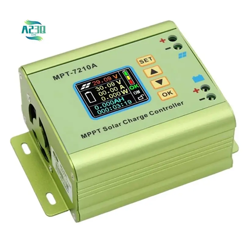 

A23Q-MPT-7210A MPPT Solar Charge Controller 24V/36V/48V/60V/72V Solar Regulator Battery Charger Panel Boost Voltage Module