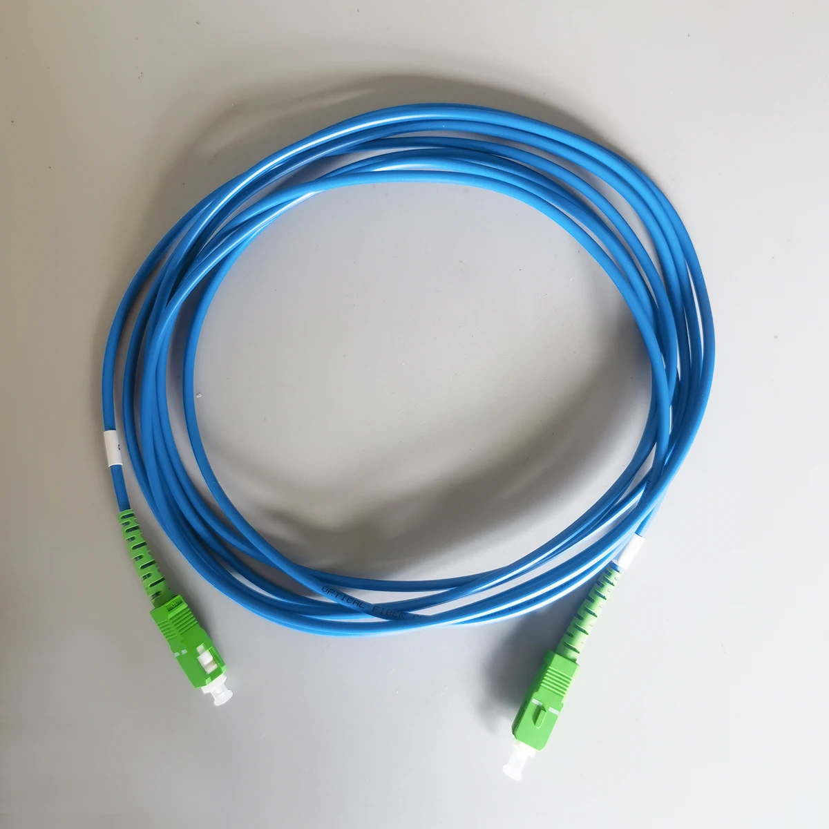 3M SC/APC-SC/APC Single Mode Fiber Optic Cable G652D Blue FTTH Indoor Patch Cord For High-Speed Internet Free Adapter