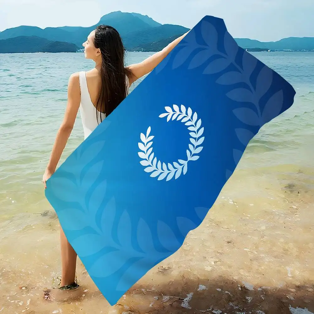 FRED PERRY LOGO Microfiber Printed Beach Towel Mountain Climbing Yoga Beach Swimming Running Absorbent Soft Towel