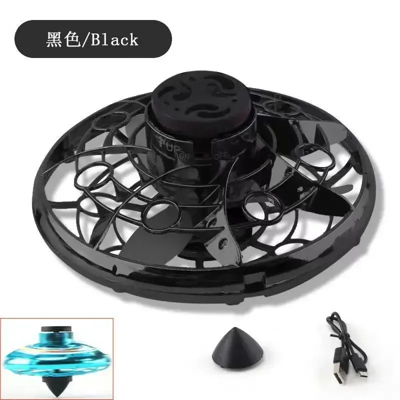 Creative สนุกกลางแจ้ง Boomerang Fidget Spinner มือควบคุม Mini Drone UFO Flying ของเล่น 360 องศาหมุน Magic Flying Spinner