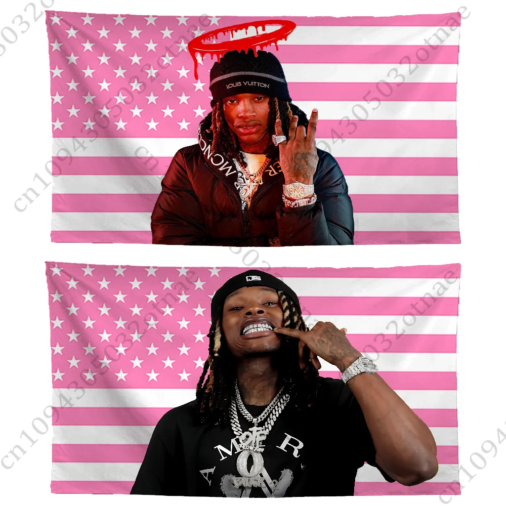 

K-Kings V-Vons American Flag Tapestry Funny Banner For College Dorm Room Bedroom Outdoor Living Room Wall Art Decor Party