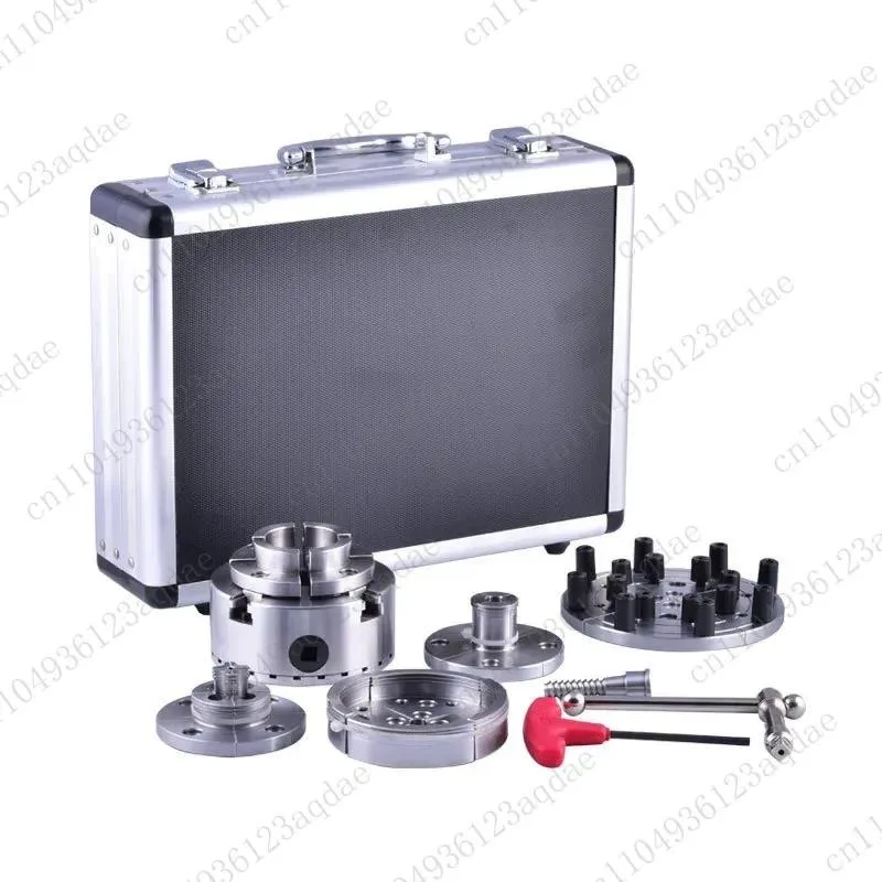 4-Jaw Self-centering Chuck Woodworking Lathe Accessory 3.75 Inch Bevel Gear Set Chuck Woodworking Chuck