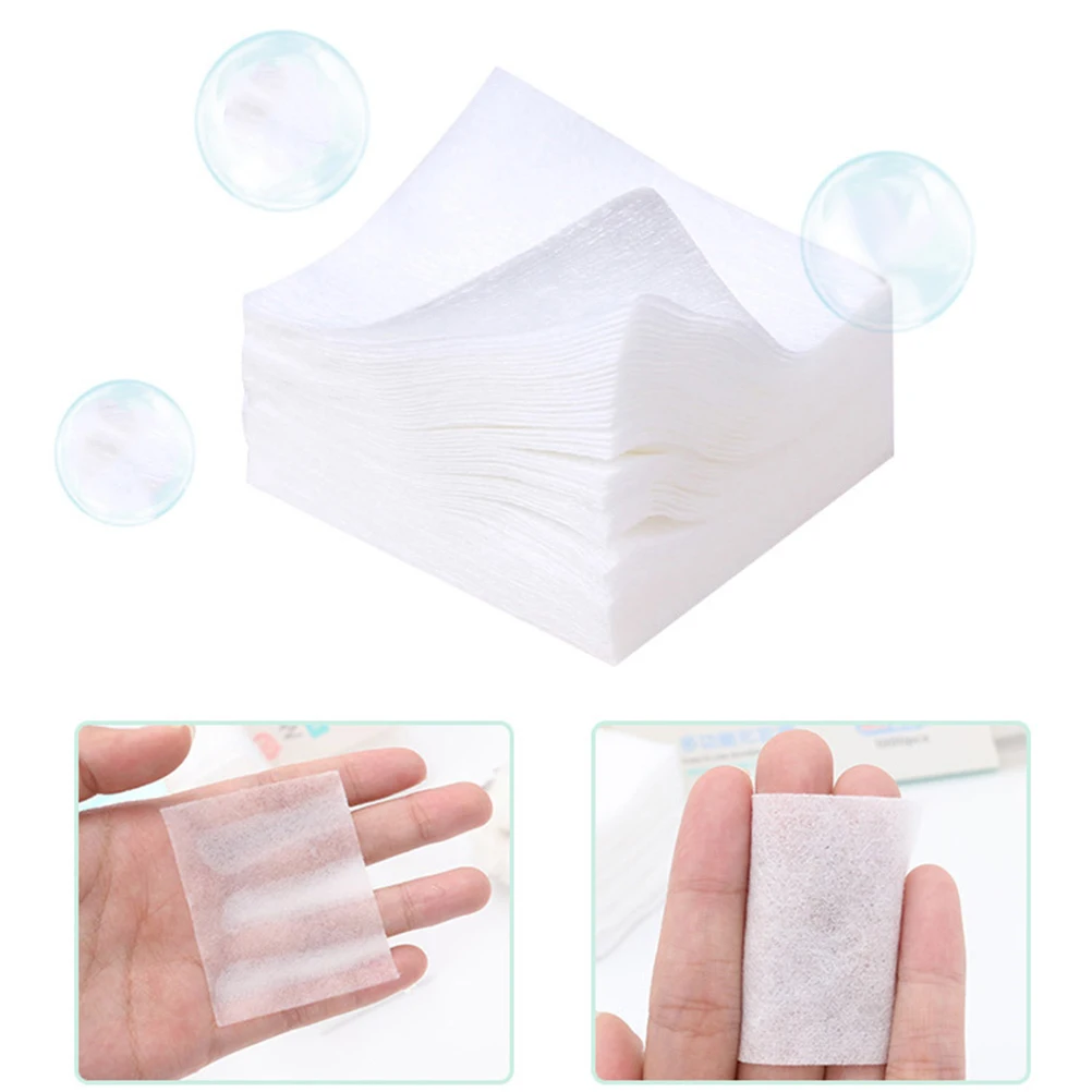 

1000 Pcs Non Woven Makeup Remover Cotton Pads Nail Polish Cleansing Friendly Soft Water Absorption Skin Care