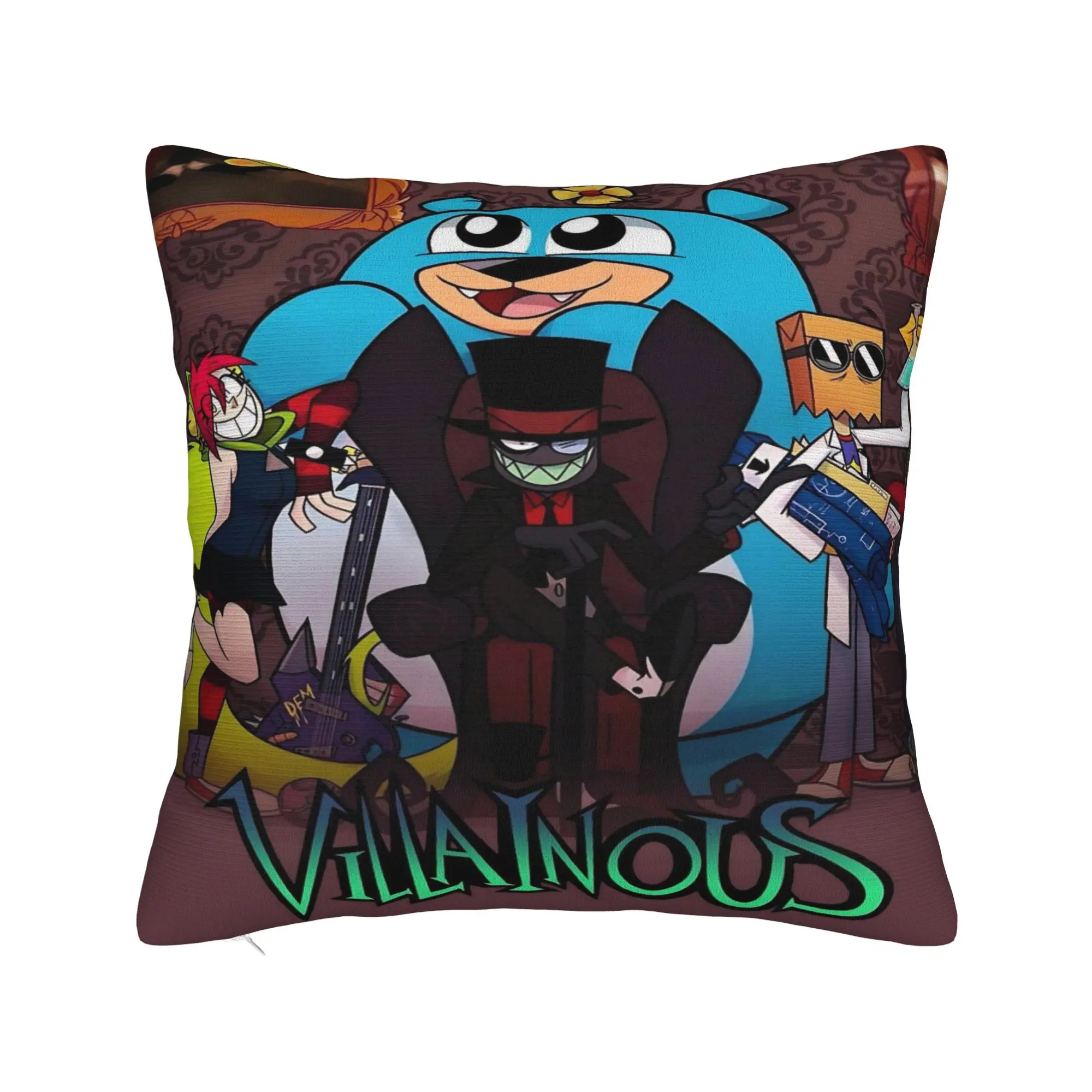 Stylish Bedroom Villainous Comdy Decoration Pillowcases Stuff  Pillow Cover Square Multi-Size
