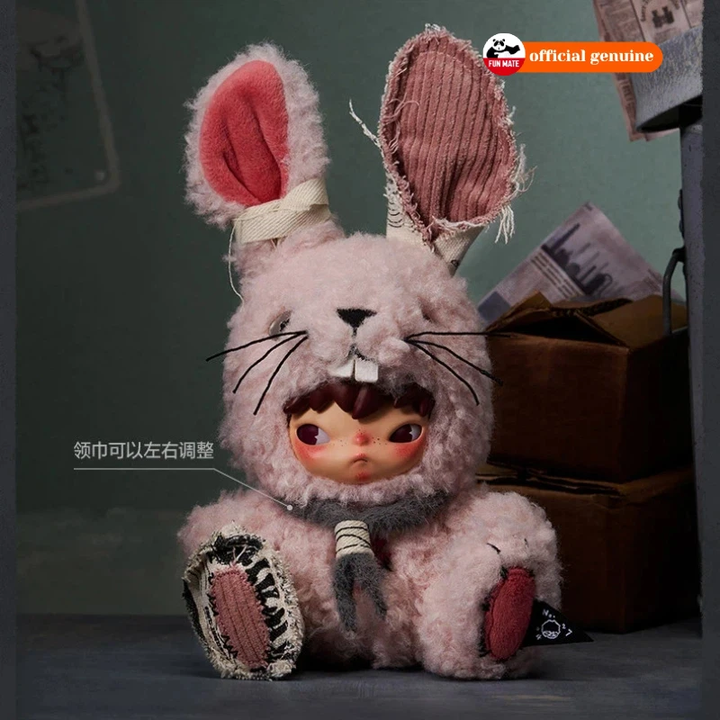 New POP MART Hirono Little Hare Plush Animal Doll Keychain Blind