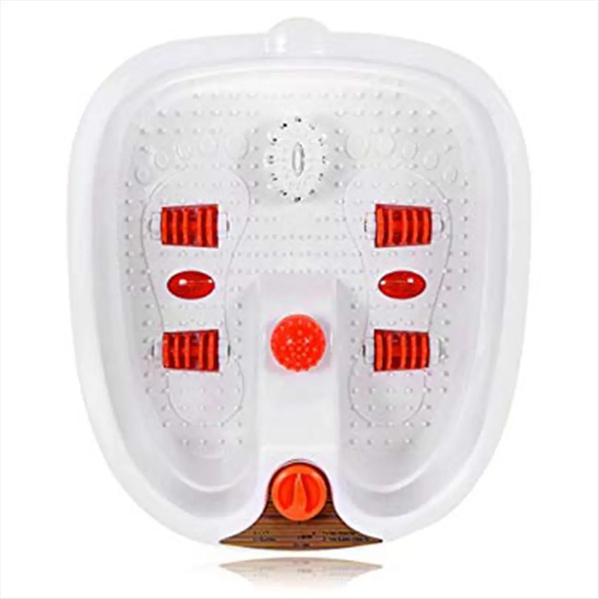 ABIT Household Electric Massage Footbath Roller Footbath Fully Automatic Heated Footbath Bath Foot Massage EU Plug
