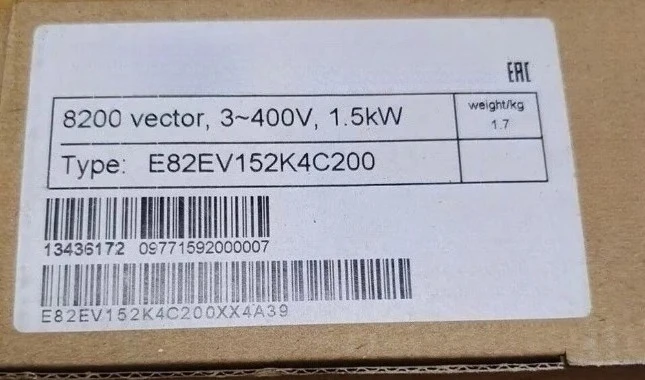 

Brand new E82EV152K4C200 1pcs inverter 8200 vector 1.5kW Fast delivery