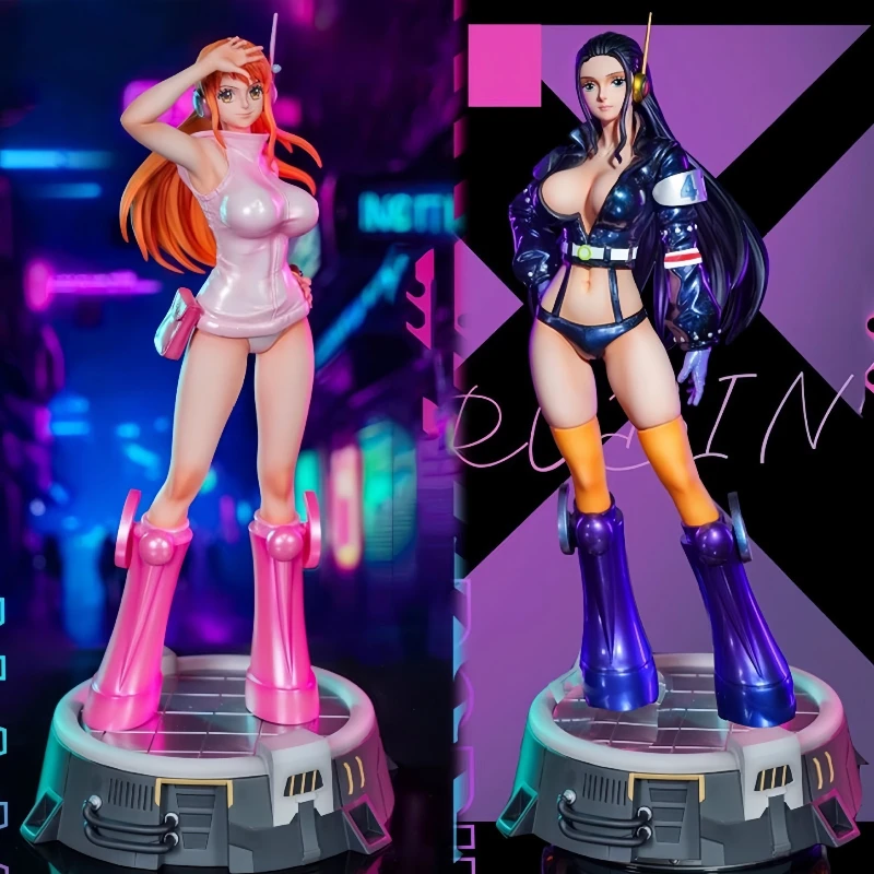 

26cmOne Piece Anime Figures Sexy Gril Nami Robin Action Figurine Stand Model Nami Nico Robin Statue Doll Collect Toys Xmas Gifts