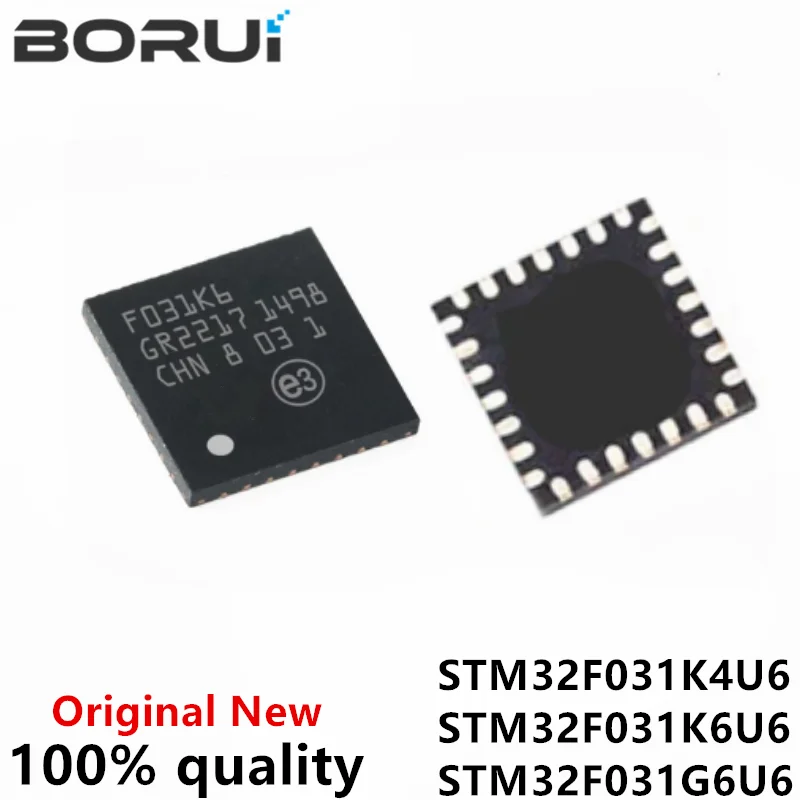 (1piece)100% New STM32F031K4U6 F031K4 STM32F031K6U6 F031K6 STM32F031G4U6 F031G4 STM32F031G6U6 F031G6 QFN-32 Chipset