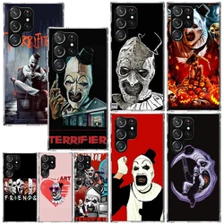 Horror Movie Terrifier Phone Case For Samsung Galaxy S25 S24 S23 S22 Ultra S21 FE S20 Plus S10 + S10E Art Fundas Back Cover S24