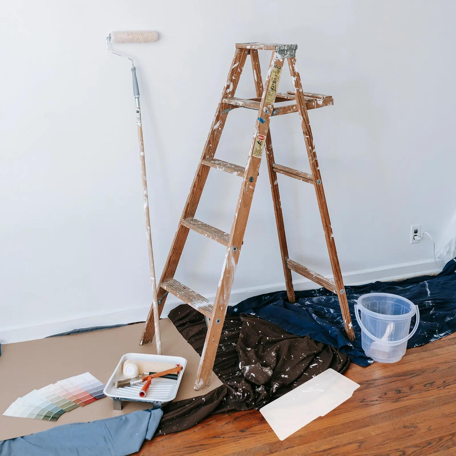 

Набор из 4 прозрачных многоразовых вкладышей для поддонов для краски, 4 дюйма, плотно прилегающие, с прозрачным окошком для быстрой смены цвета, легкие, для рисования