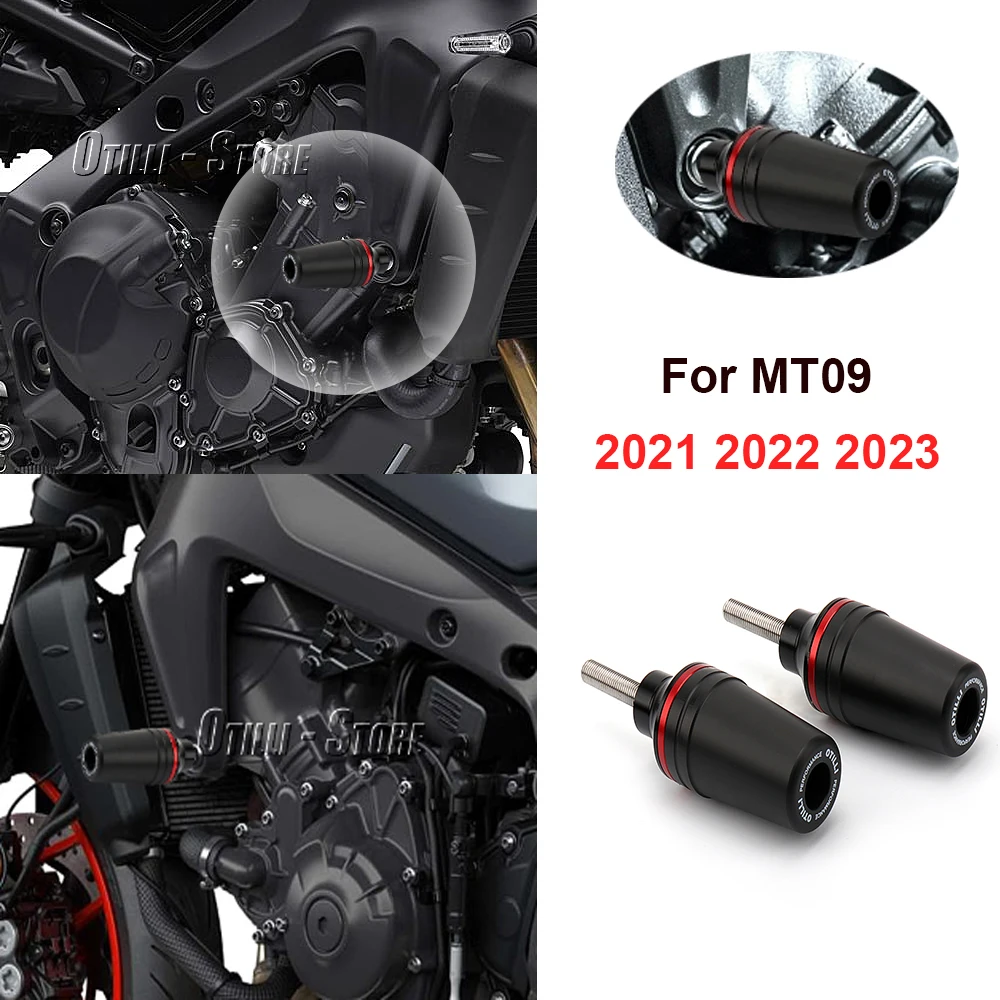 

New Motorcycle Accessories Frame Sliders Falling Protection Crash Protectors For Yamaha MT09 mt09 MT-09 MT 09 SP 2021 2022 2023