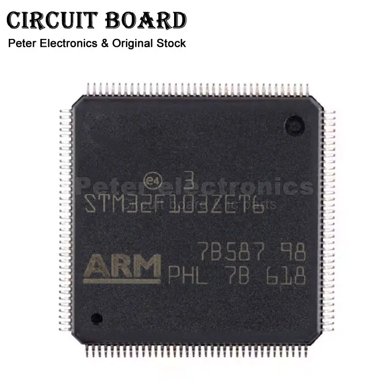 STM32F103ZET6 LQFP-144 512KB 2V~3.6V ARM-M3 64KB 72MHz FLASH 112 Microcontrollers CPU MCU DSP FPU Available (1pcs)