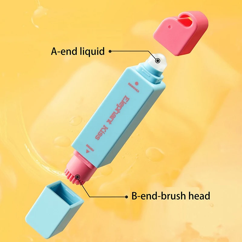 قلم مزيل البقع 12 مل للملابس والقماش، مزيل البقع الفوري المحمول، قلم إزالة الشحوم الخالي من الماء للاستخدام في حالات الطوارئ