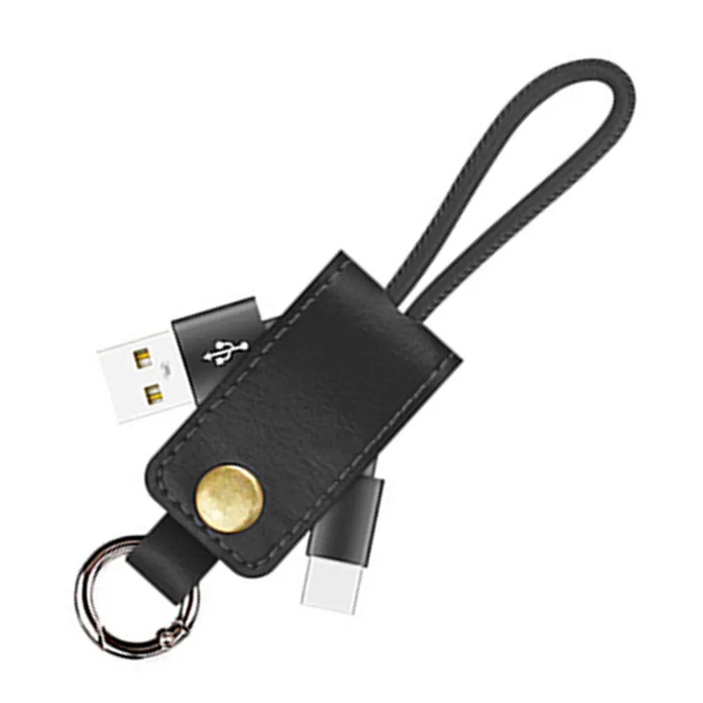 

Экологичный брелок с встроенным кабелем Type-C для быстрой зарядки и синхронизации данных, удобный для переноски