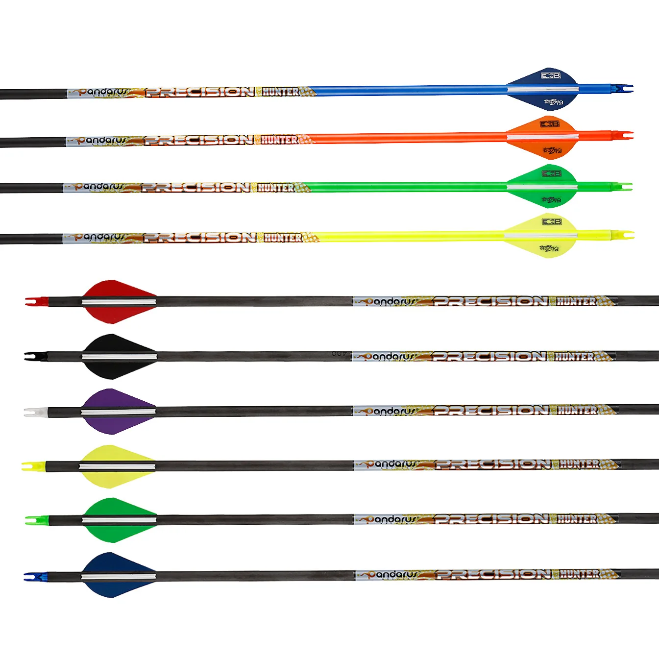 

6.2pc Pure Carbon Arrows 32in-Precision Series for Recurve Compound Bow High-Strength Carbon Fiber Archery Hunting/Target Arrow