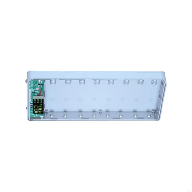 20CE 18650 Battery Holder 8 Slot Battery Box With Fast Charging Capability Portable For DIY Power Solution Easy Assembly