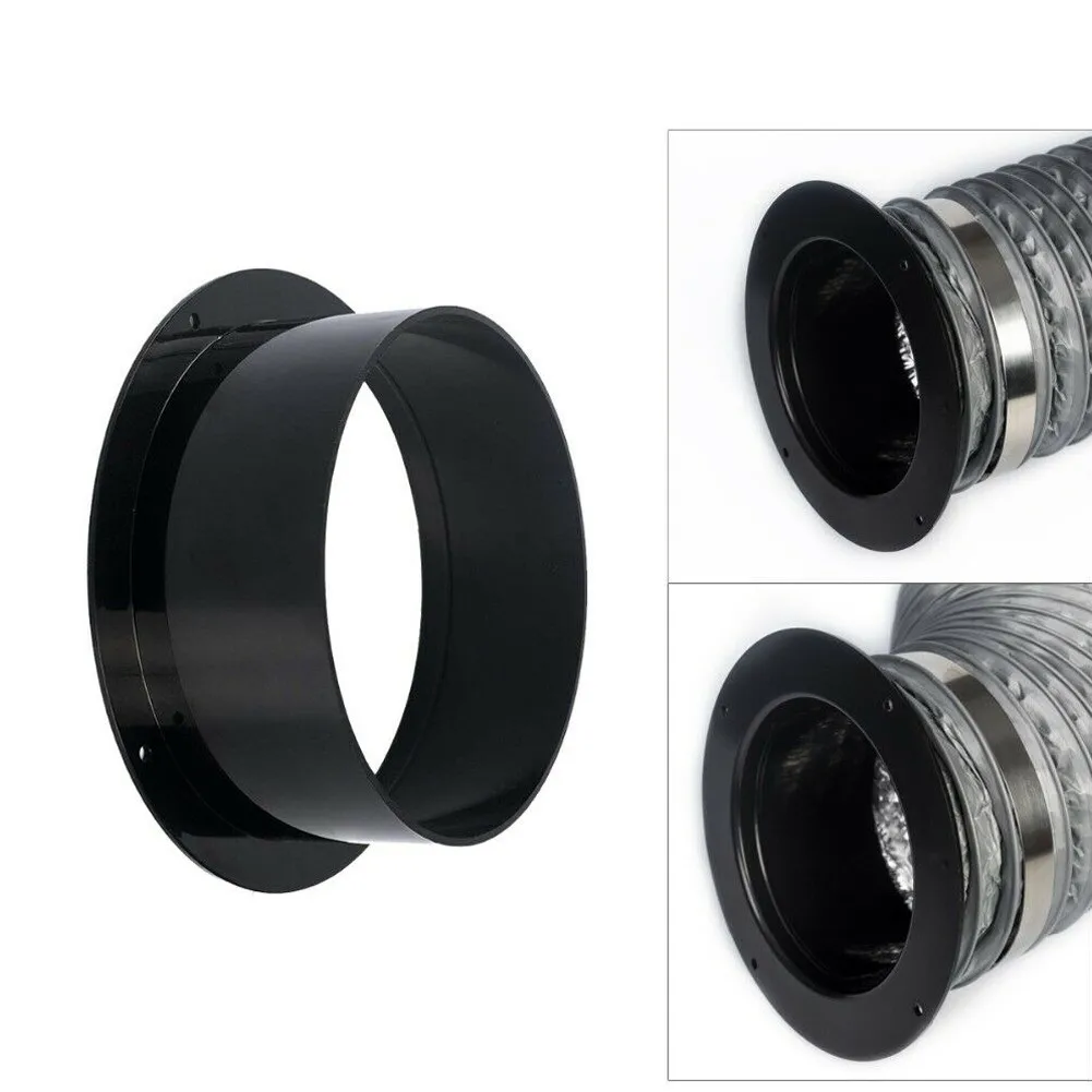 Straight Pipe Flange Connector 100/125/150mm Ventilation Ducting Exhaust Pipe Connectors Air Outlet Exhaust Outlet Connector