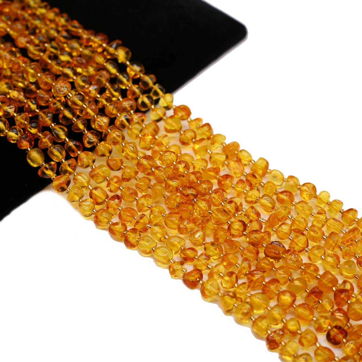 Irregular Natural Amber Stone Loose Spacer Beads DIY for Jewelry Making DIY Bracelet Necklace Accessories 38cm