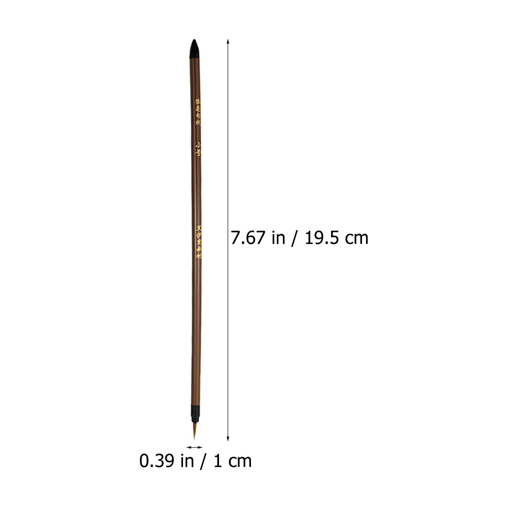 3Pcs Wolf Hair Art Line Drawing Pens Fine Detail Brush for Sketching Painting Watercolor Oil Drawing Students Artists Supplies