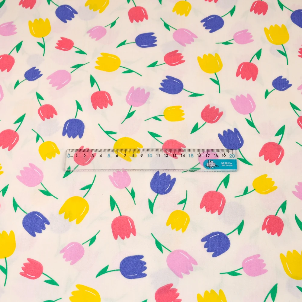Teramila Rose Gedruckt Baumwolle Stoffe durch die Meter für Nähen Stoffe in Meter Freies Verschiffen, Bettwäsche Sets, quilts, Patchwork, Kleid – Detail 15