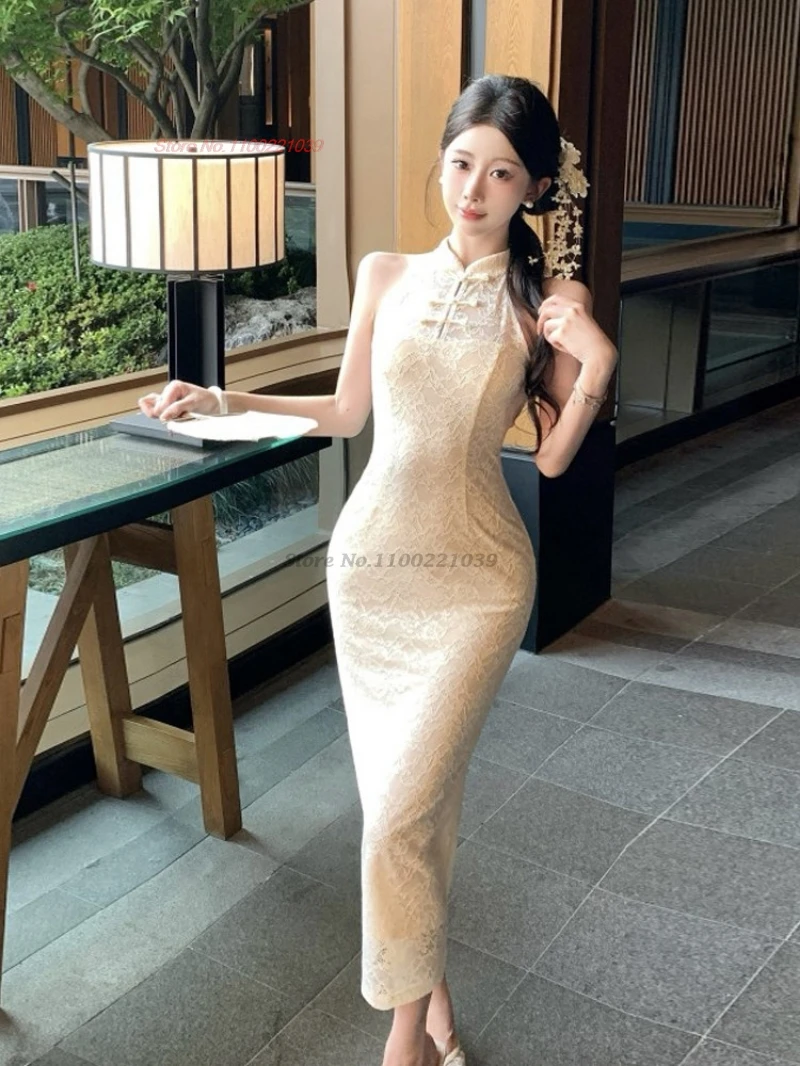 2026-oriental-vintage-nightclub-dress-improved-qipao-traditional-lace-flower-sleeveless-mesh-cheongsam-banquet-evening-dress