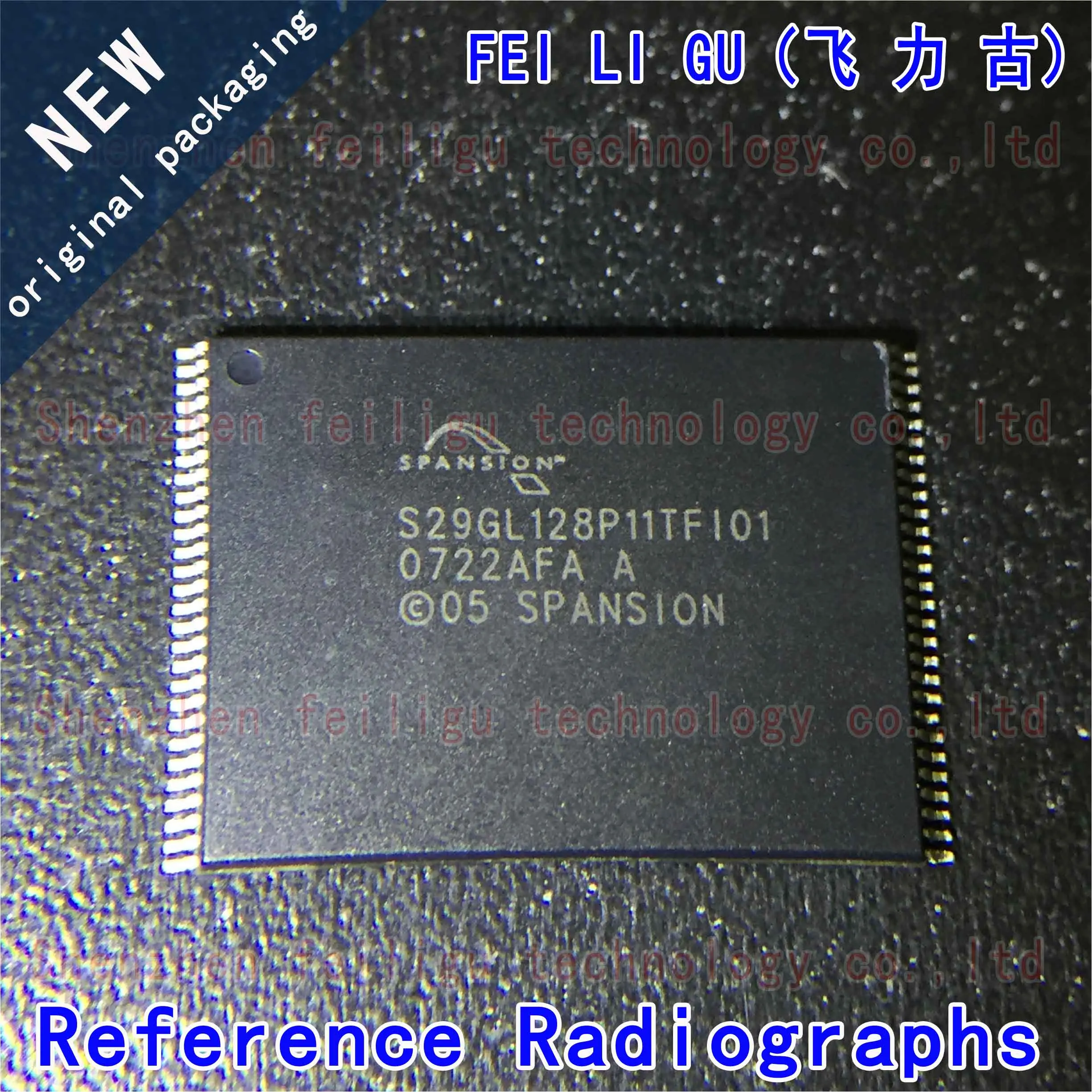 

1~30PCS 100% New original S29GL128P11TFI010 S29GL128P11TFI01 Package:TSOP56 FLASH-NOR 128Mb memory chip