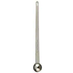 Stainless Steel Coffee Spoon Measuring Scoop Long Handle Stirring Spoon Graduated Spoon Coffee Tea Tools Accessories