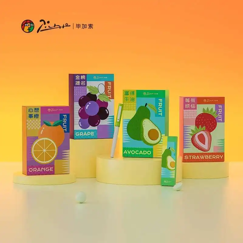 

Pimio Picasso 621 Fruit Story Series Fountain Pen Set Office Adult Elementary School Students Practice Writing Pen