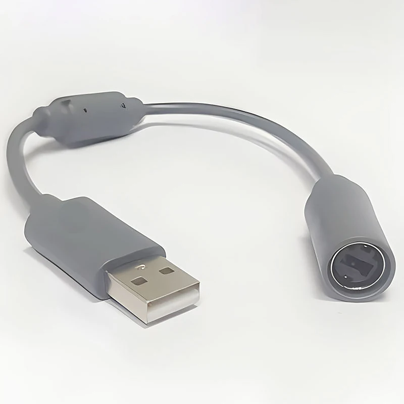 Breakaway Cabo USB para Microsoft Xbox 360, PC Cabos, Cabo Off, Adaptador com Filtro