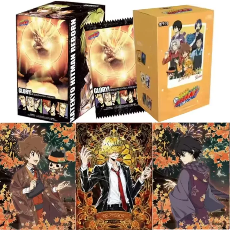 Katekyo Hitman Reborn Card 20TH Anniversary Limited Card Sawada Tsunayoshi Hibari Kyoya Anime Collectible Card Toy Gift Game