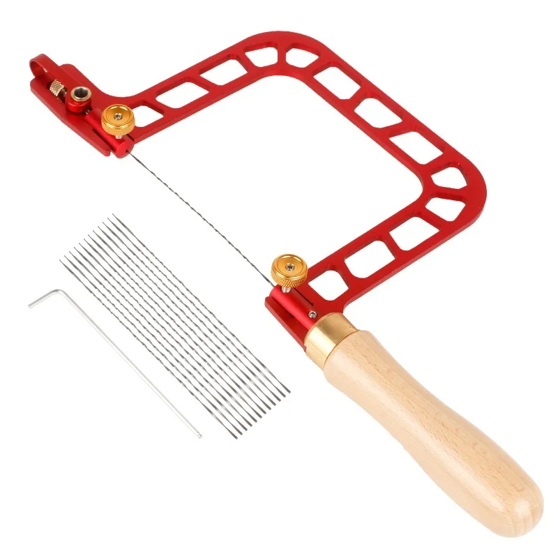 3-inch U-shaped Saw with Rust-Resistant Aluminum Alloy and Serrated Steel Wire for Reliable Performance in Woodworking Tasks
