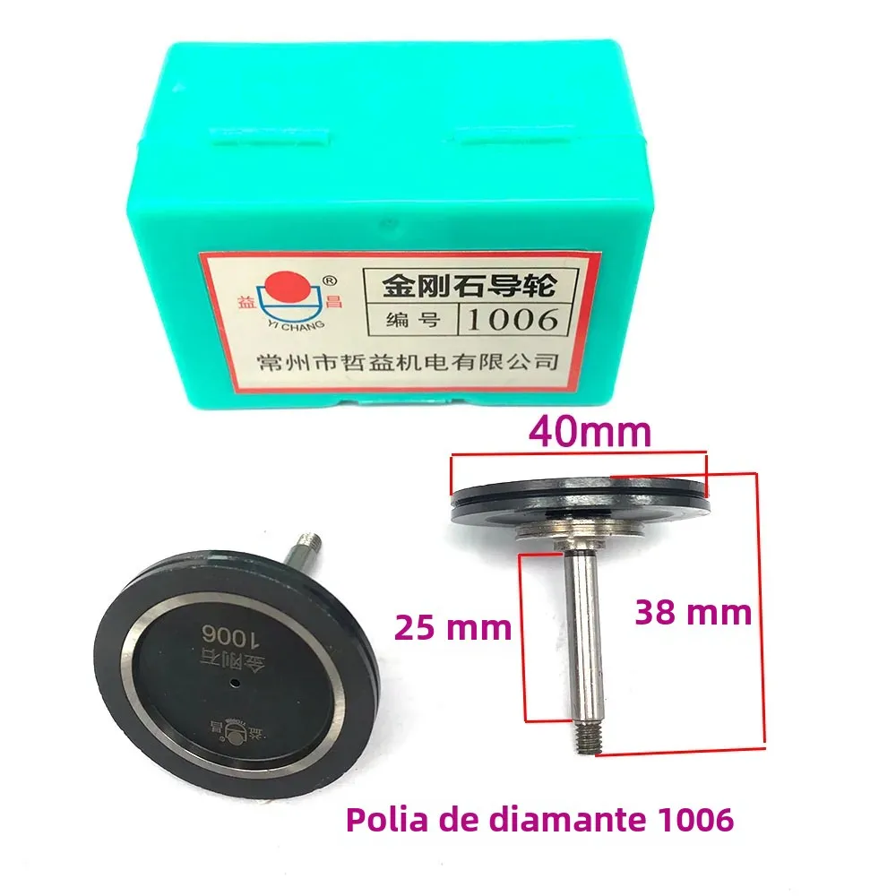 Rolo de polia de diamante preto com corte de fio WEDM 1006 OD40 * L36 / 41mm Conjunto de roda guia para máquina de corte de fio WEDM
