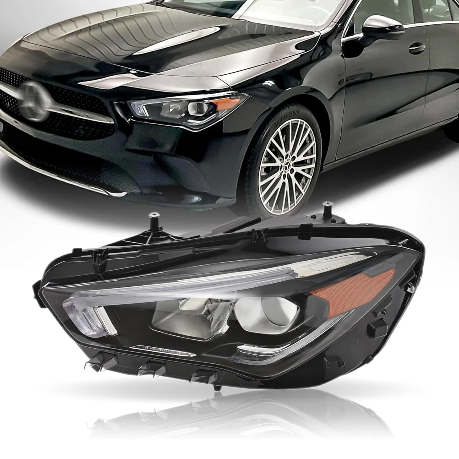 

For 2022 Mercedes-Benz CLA118 car headlights (USA) OE A118 906 29 00