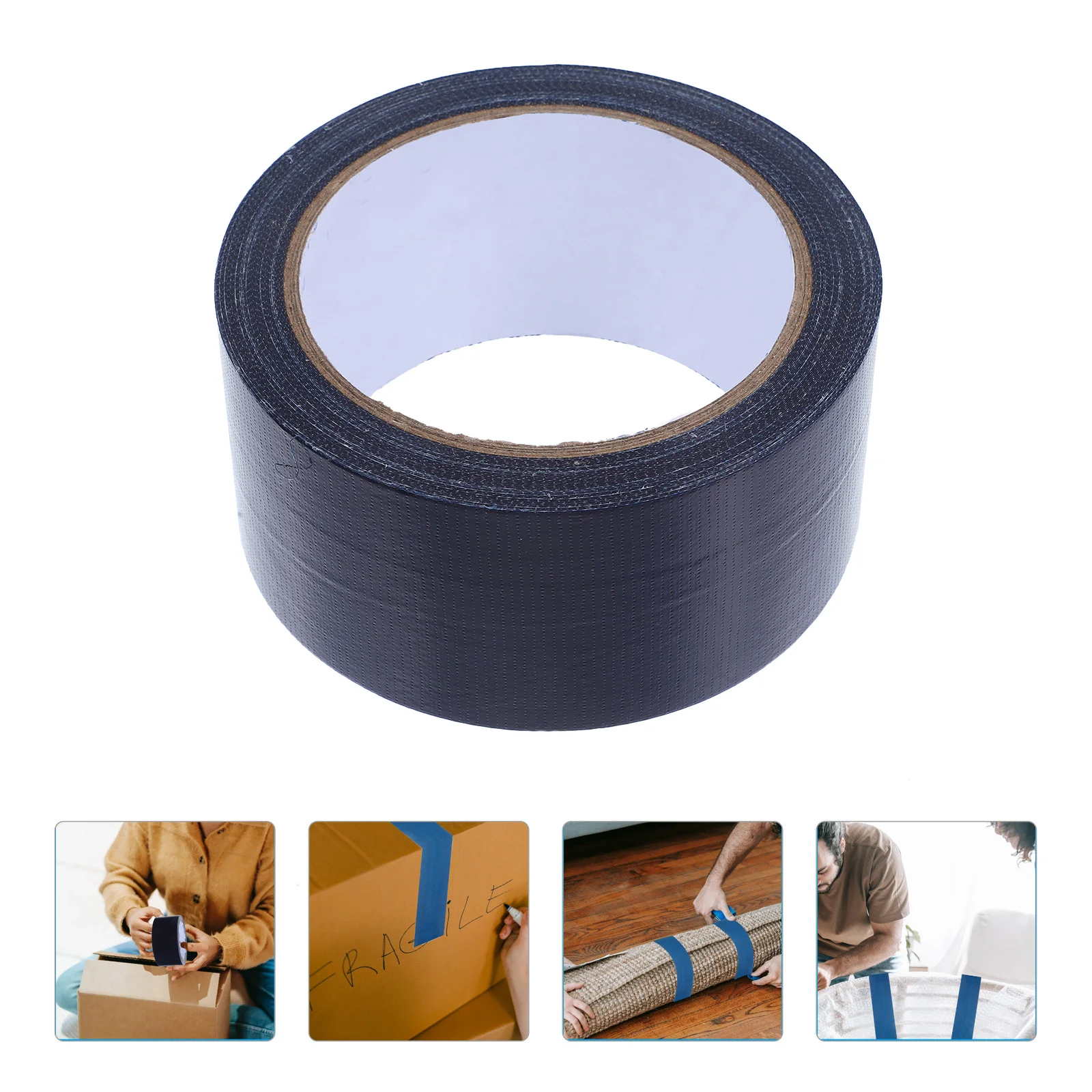

Strong Adhesive 5cmx13m DIY Cloth Stage Tape Dark Blue Waterproof Electrical Equipment Packaging Single-Sided Tape