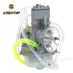 ZSDTRP 38mm 40mm Lectron High Velocity Adjustable Power Jet Carburetor with Cable for YZ250F KX250F RMZ250 CRF250R CRF450R