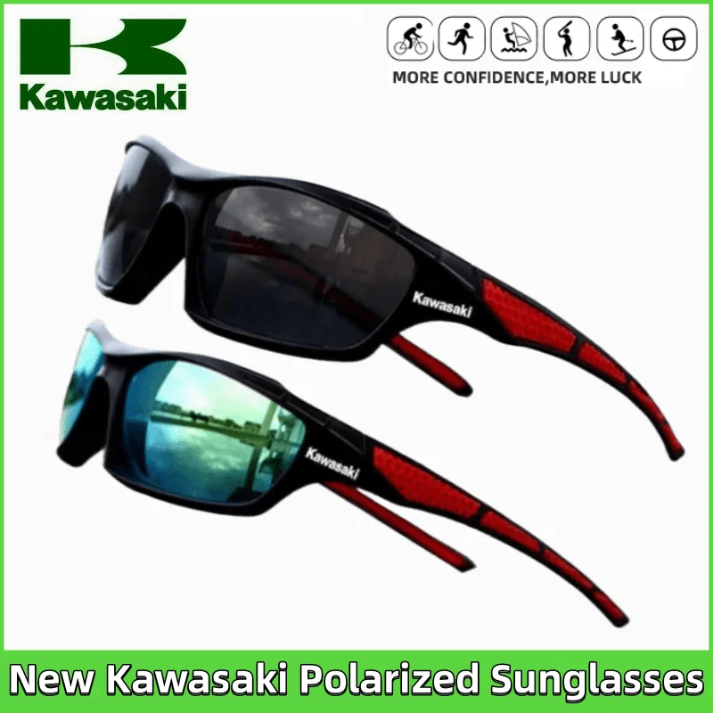 Kawasaki Polarized Sunglasses UV400 Protection for Men and Women Outdoor Hunting Fishing Driving Bicycle Sunglasses Optional Box