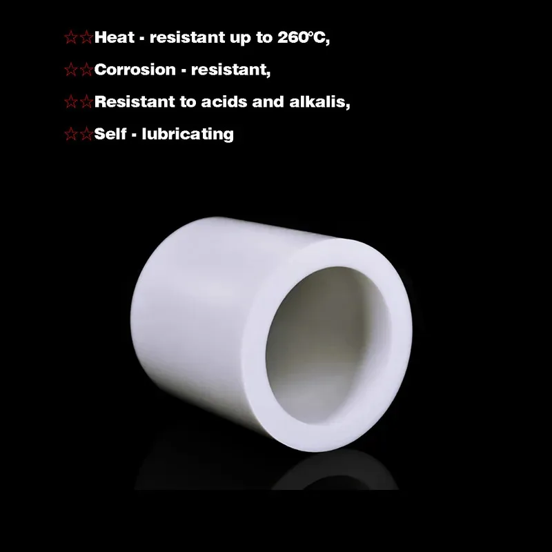 

1 шт. белая трубка из ПТФЭ (политетрафторэтилен), полый стержень, внутренний диаметр 5-20 мм, внешний диаметр 10-25 мм, нетоксичный