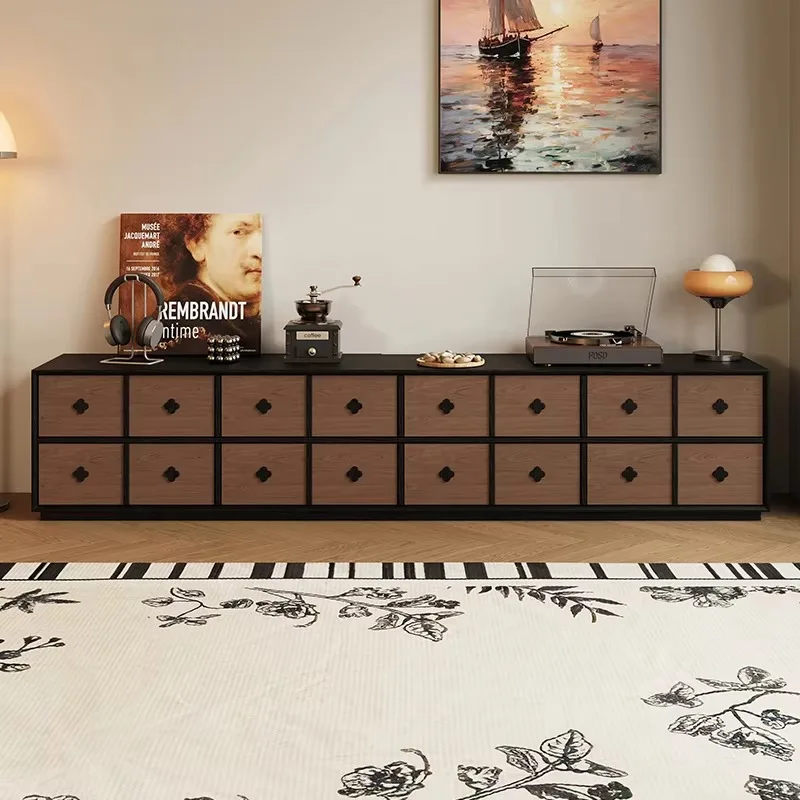 Wooden Luxury Vintage Tv Stands Design Extended Entertainment Center Tv Stands Lowboard Szafka Pod Telewizor Home Furniture