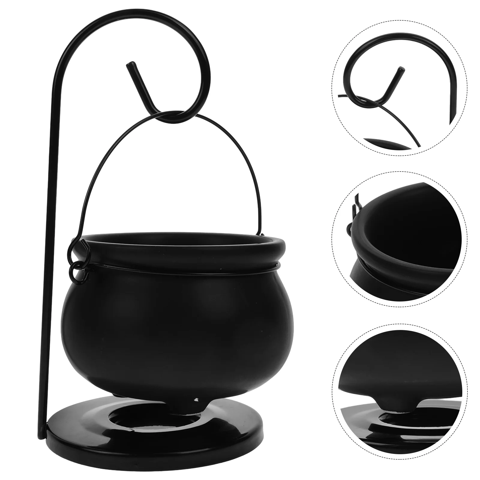 

Halloween Aromatherapy Burner Hanging Cauldron Wax Melt Essential Oil Warmer Holder Iron Melter