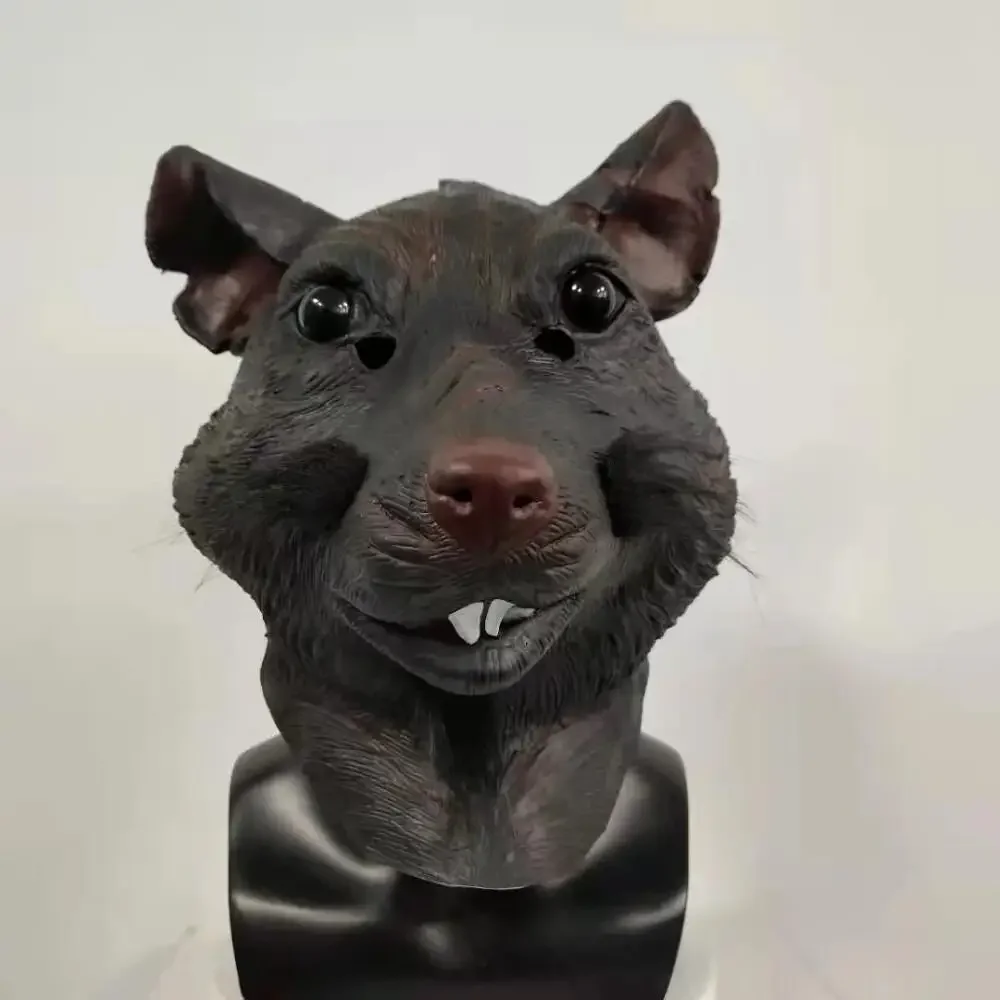 

Funny Mouse Helmet Full Face Animal Mask Cosplay Accessory Halloween Party Costume Props Single Piece