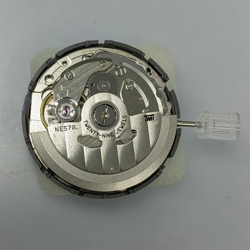 Luxury NE57A Pluminum Mechanical Movement 29 Jewels Three Hands Watchmaker Accessories Repairing Replacement Parts