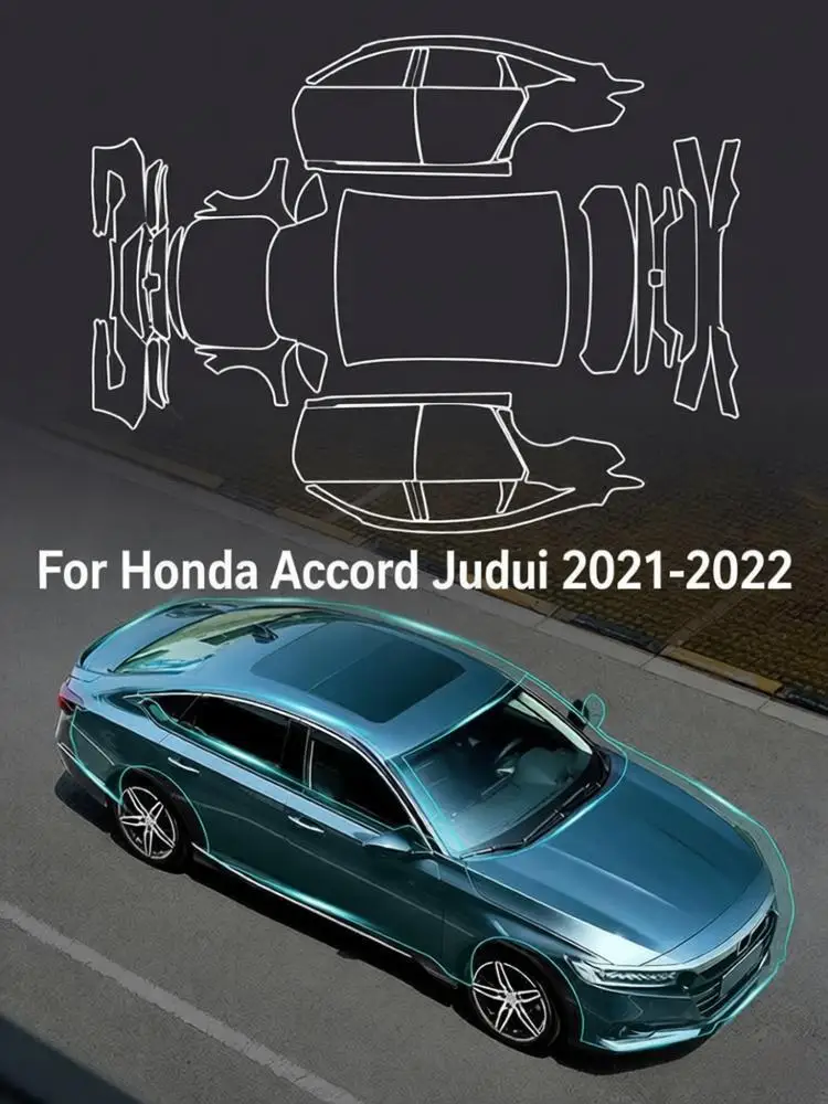 

8.5Mil TPU Bumper Paint Protection Film For Honda Accord Judai 2021-2022 Pre-cut PPF Clear Bra Car Body Anti-Scratch Resistant ﻿