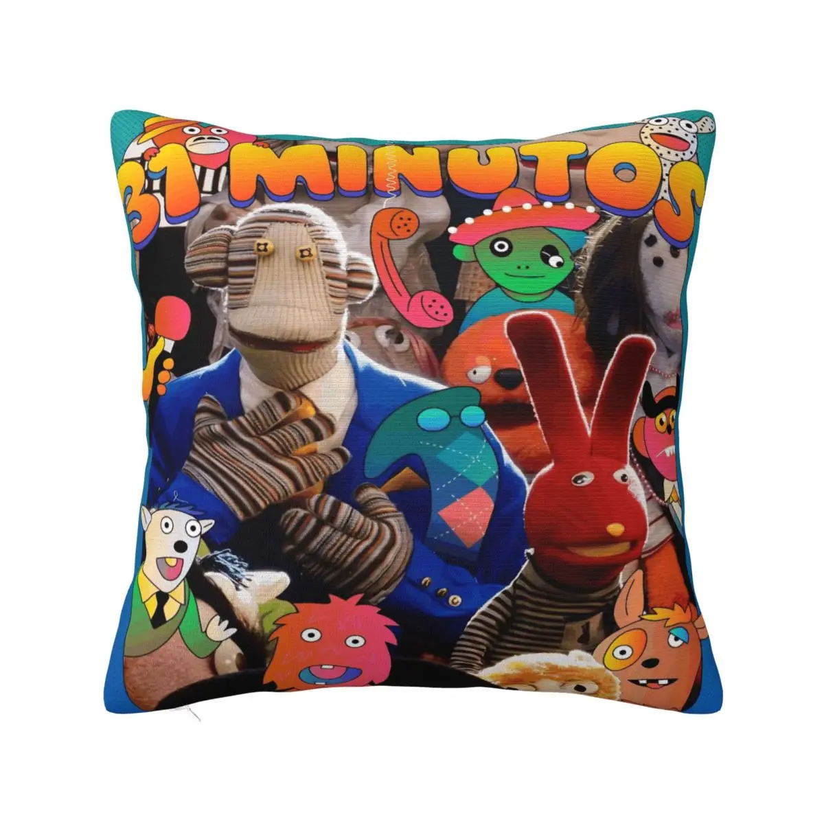31 Minutos funda de almohada de comedia chilena Tulio Trivino funda de cojín moda cremallera funda de almohada decorativa para sala de estar 40*40cm