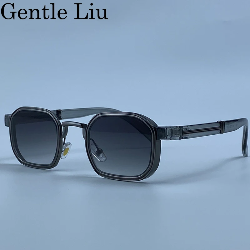 

Retro Steampunk Square Sunglasses Men 2026 Luxury Brand Designer Small Frame Hip Hop Sun Glasses Vintage Driving Eyewear Shades