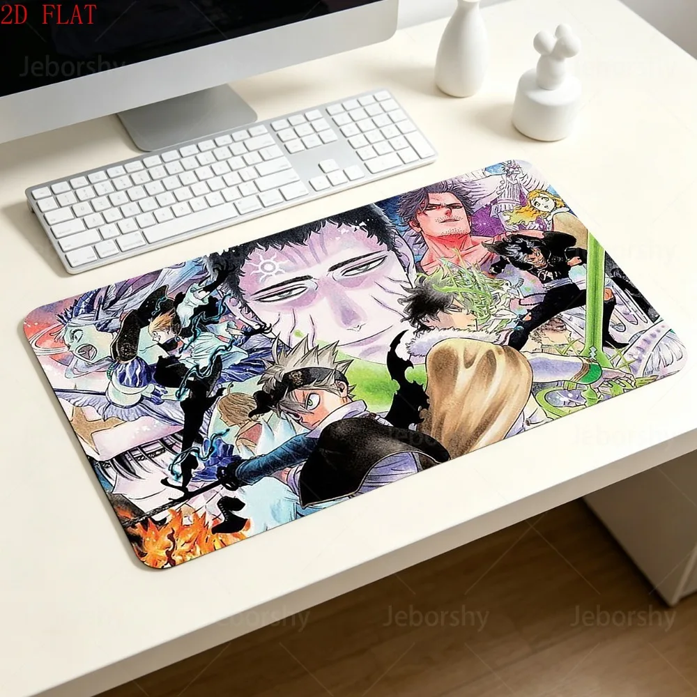 Black Clover Anime Gaming Mouse Pad Large Non-slip Desk Mat for PC Office Gaming 2026 New Asta Fan Gift