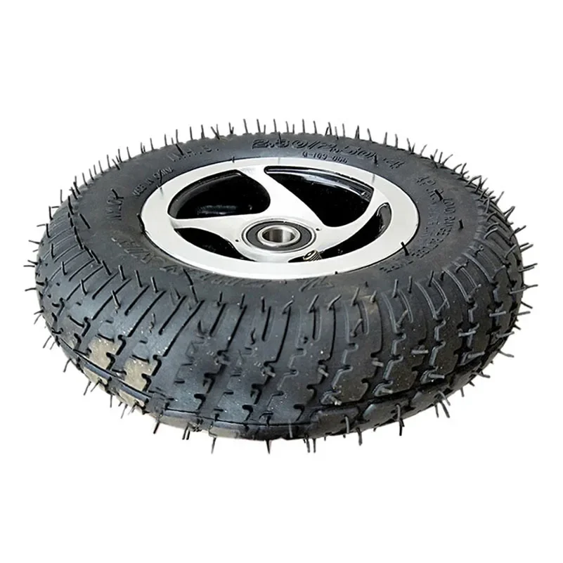 2.80/ 2.50-4 Tire and Inner tube with alloy rims fits Gas / Electric Scooter ATV Elderly Mobility 4inch wheel hub